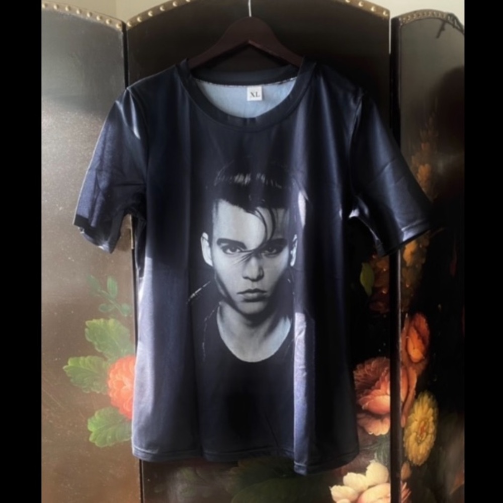 ♣️ NWOT SEMI TRANSPARENT T-SHIRT WITH FACE PRINT♠️